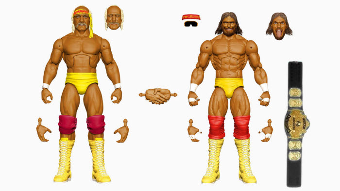 Elite Exclusive Pack Mega Powers Hulk Hogan Macho Man Randy Savage